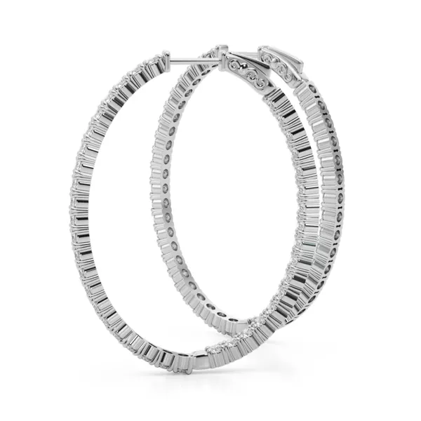Classic Eternal Diamond Hoop Earrings (5 1/2 ct. tw.)